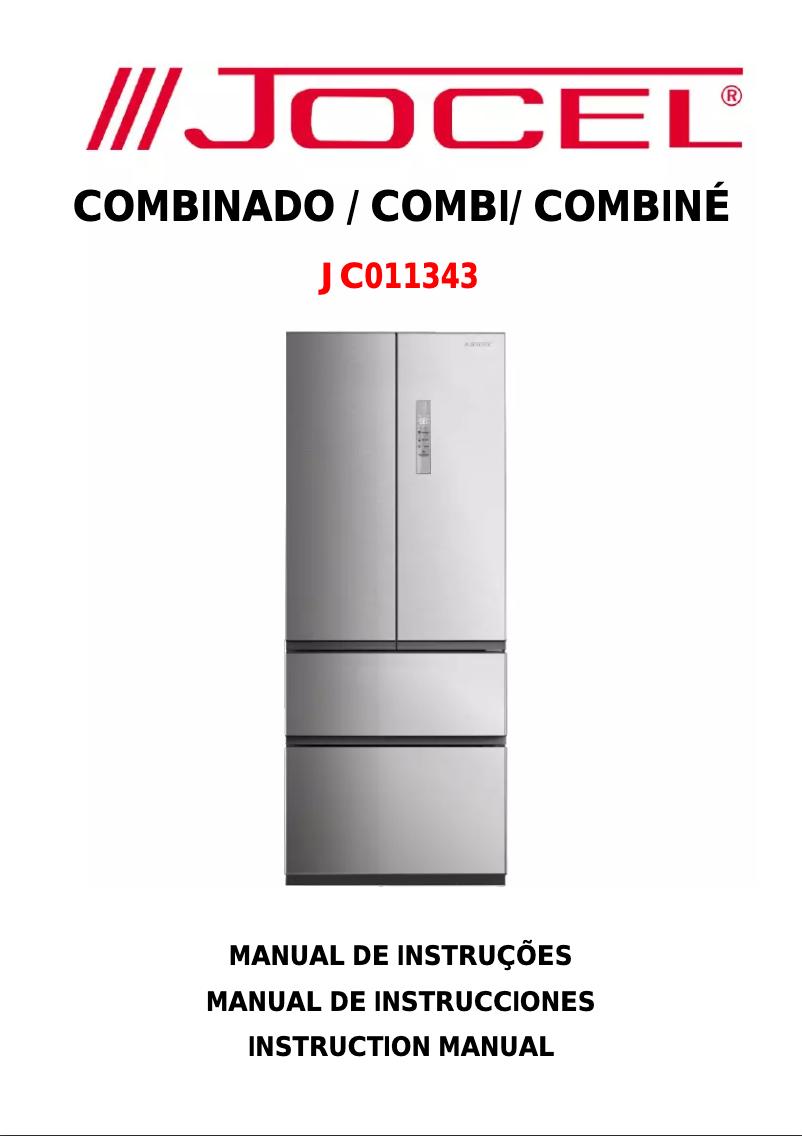 Page n°1 - Manuel utilisateur Jocel JC-011343