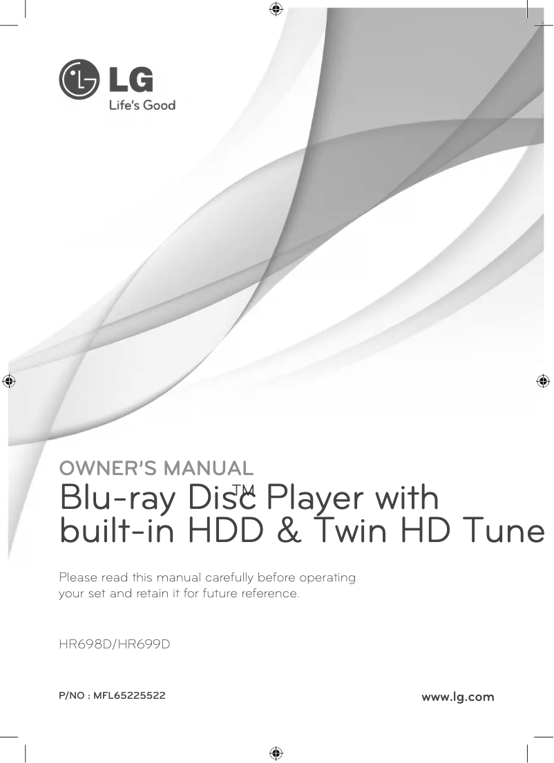 Página 1 del manual Manual de usuario LG HR698D