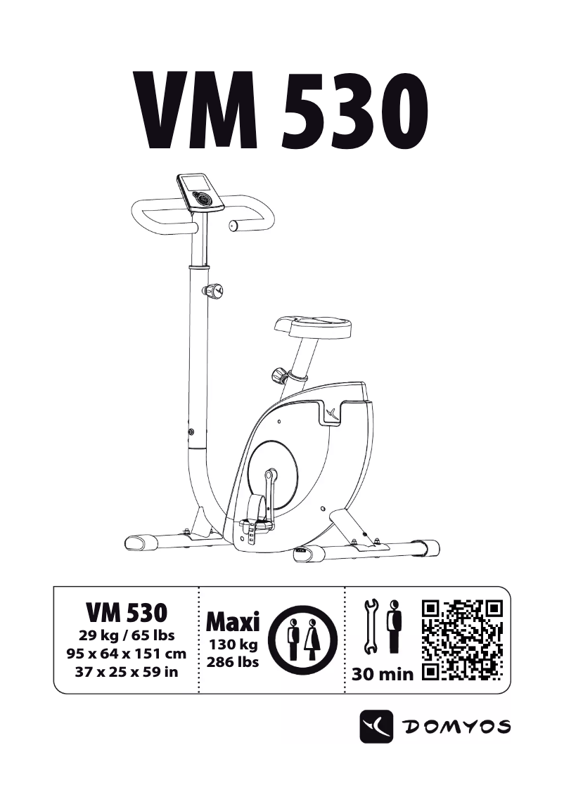 Imagen de la primera página del manual del dispositivo VM 530