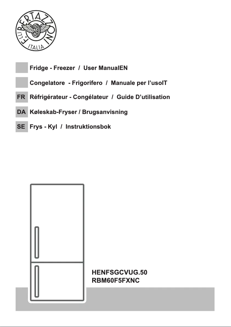Image de la première page du manuel de l'appareil RBM60F5FXNC