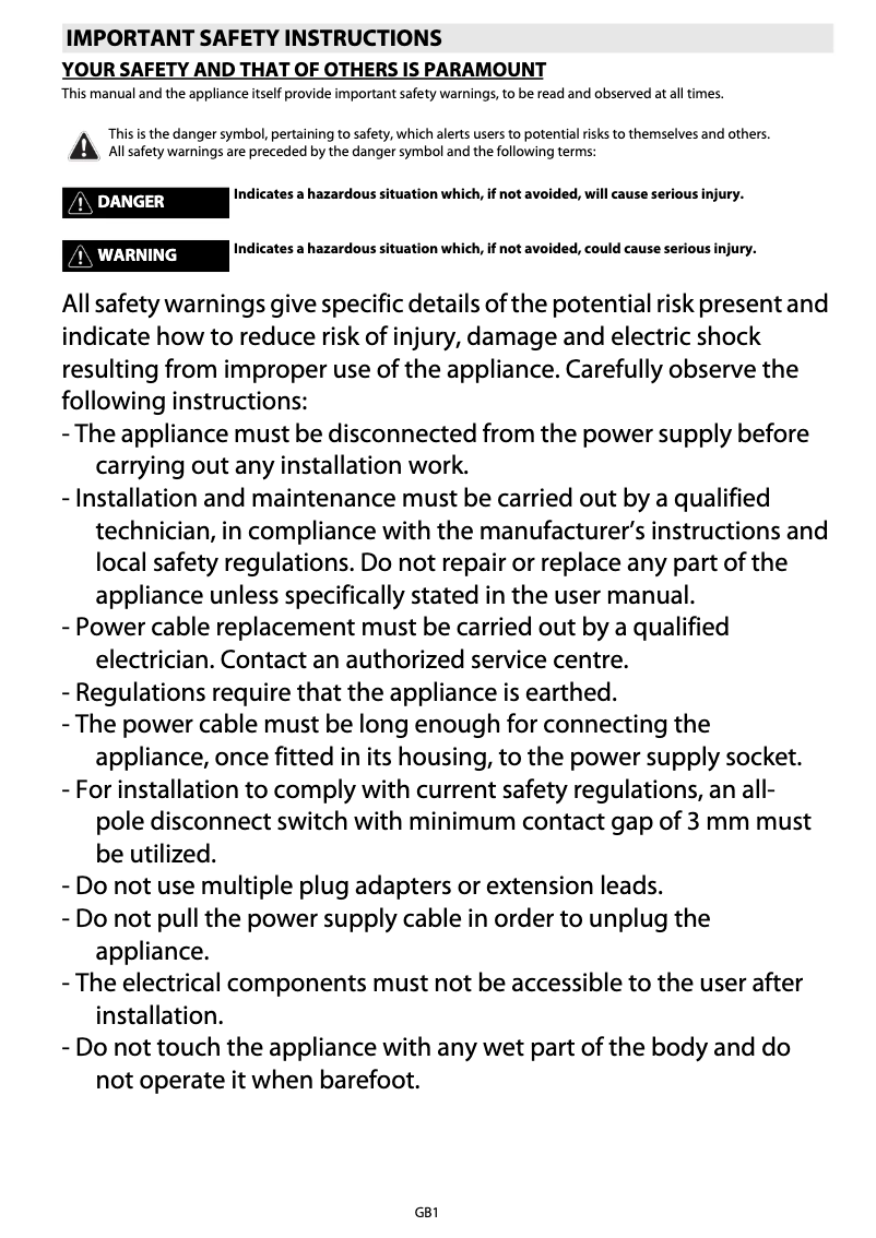 Page 1 de la notice Manuel utilisateur Bauknecht BLVMS 8100 SW