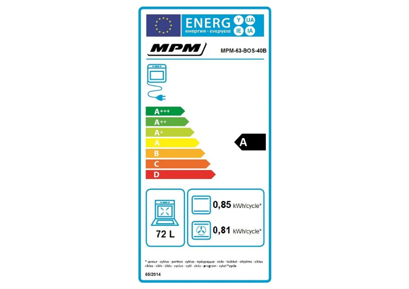 Image de la première page du manuel de l'appareil MPM-63-BOS-40B