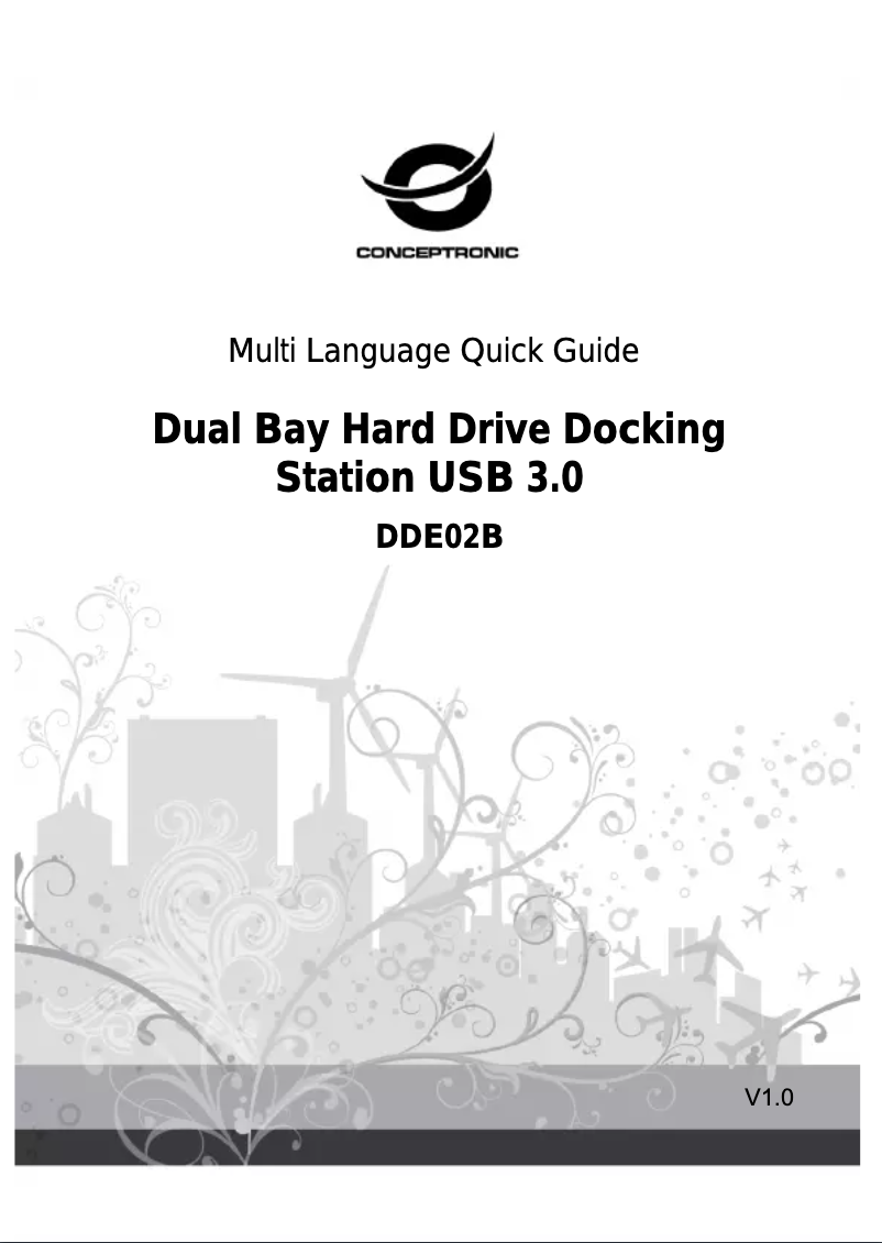 Page 1 de la notice Manuel utilisateur Conceptronic DDE02B