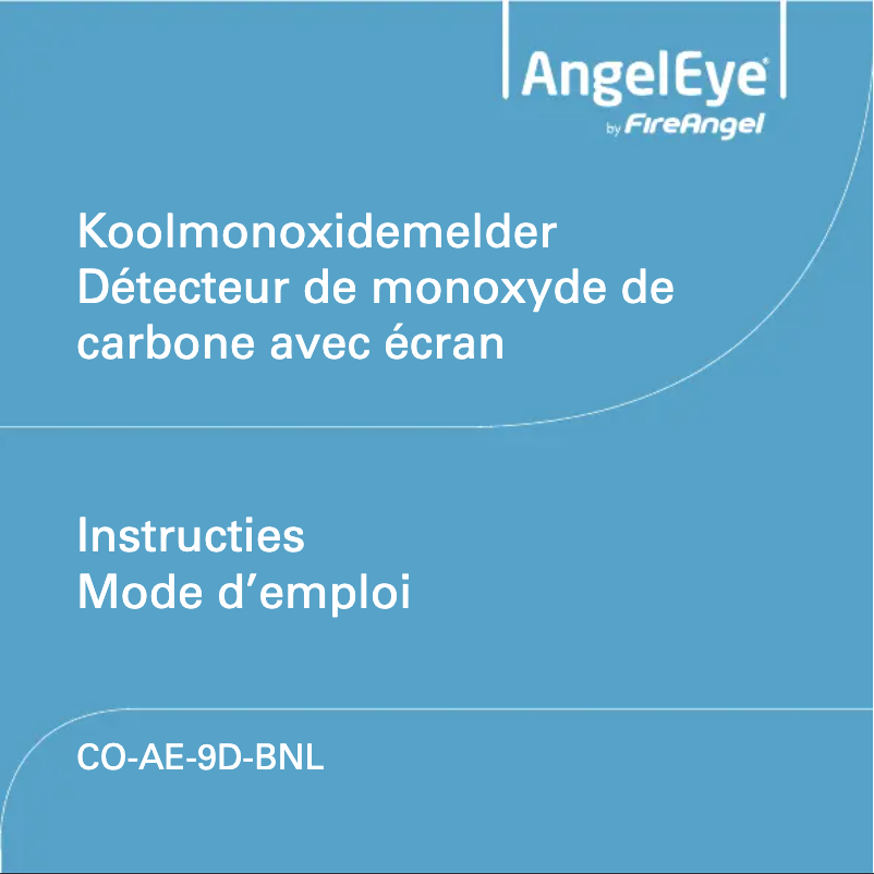 Image de la première page du manuel de l'appareil CO-AE-9D-BNLR