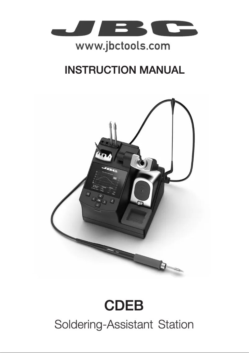 Page 1 de la notice Manuel utilisateur JBC CDE-2BQA
