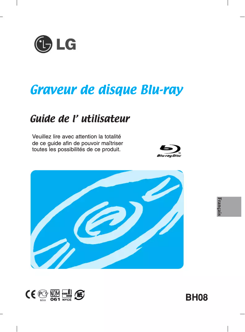 Image de la première page du manuel de l'appareil BH08LS20