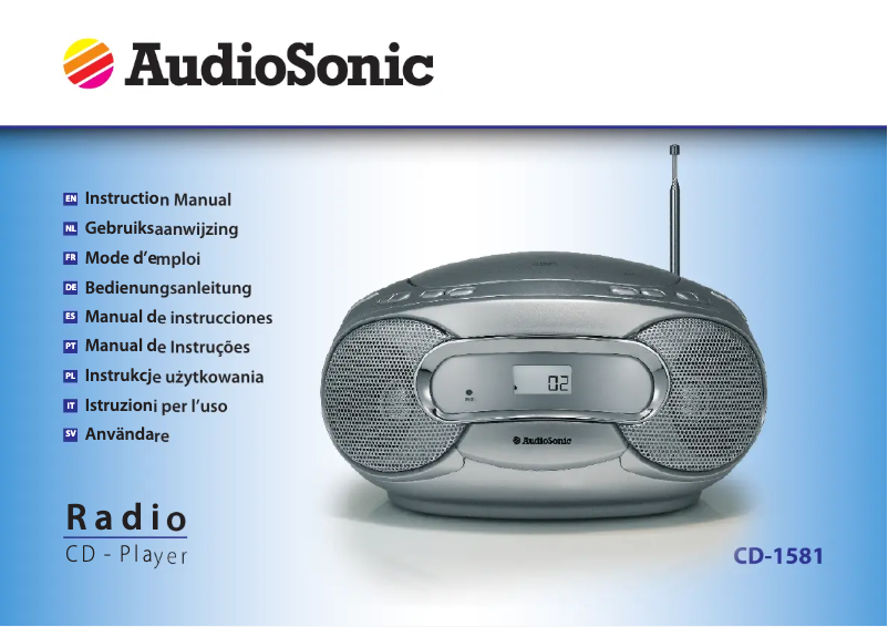 Página 1 del manual Manual de usuario TriStar CD-1581