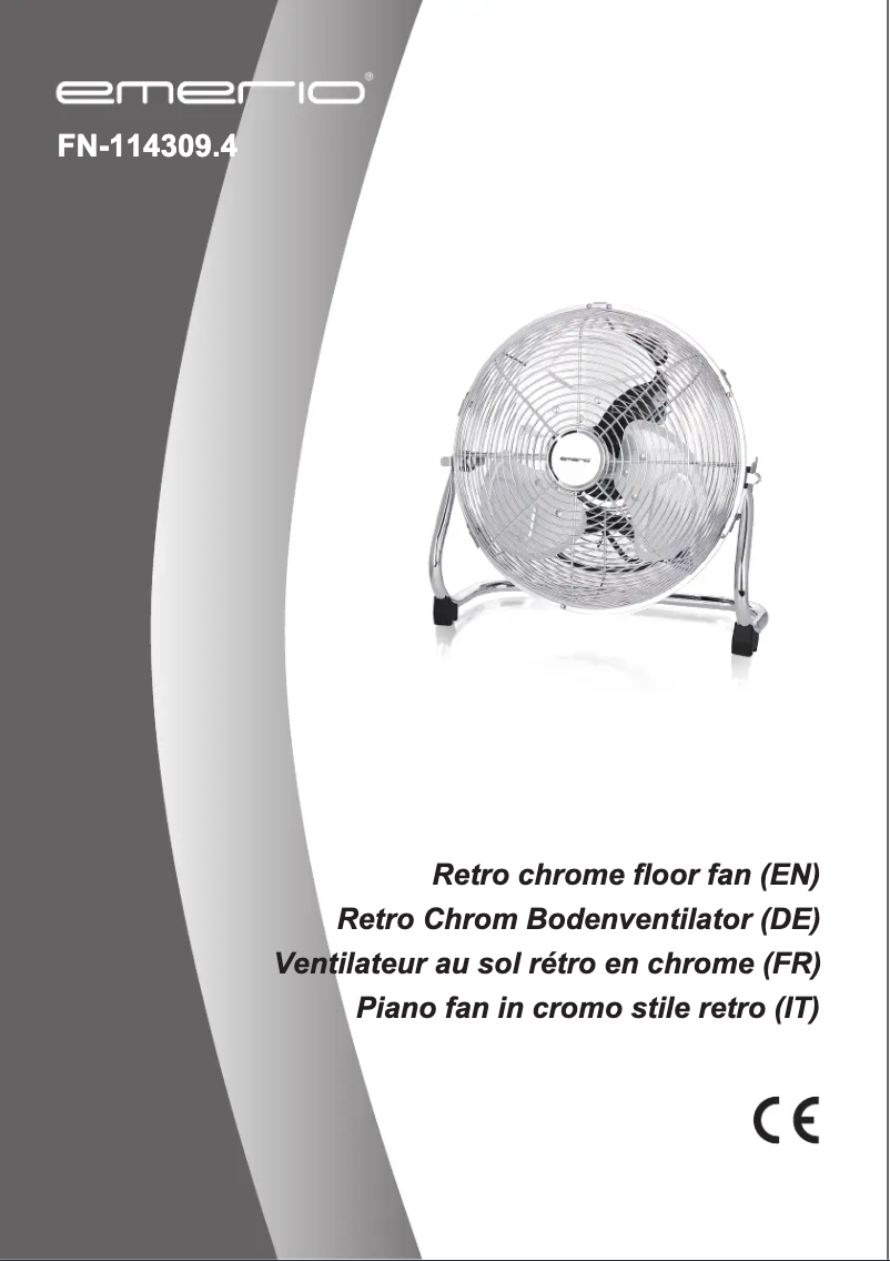 Image de la première page du manuel de l'appareil FN-114309.4