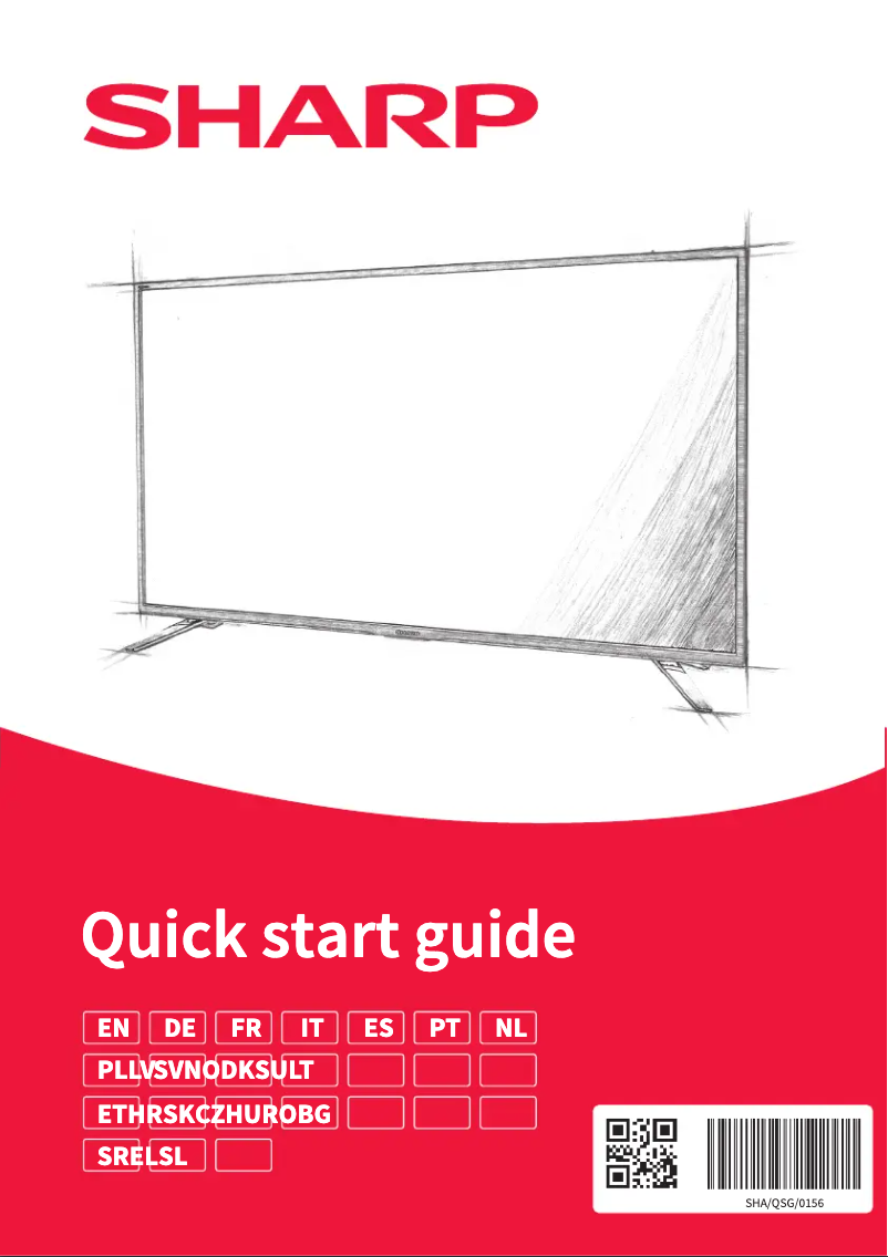 Page n°1 - Guide de démarrage rapide Sharp 32BC0EO