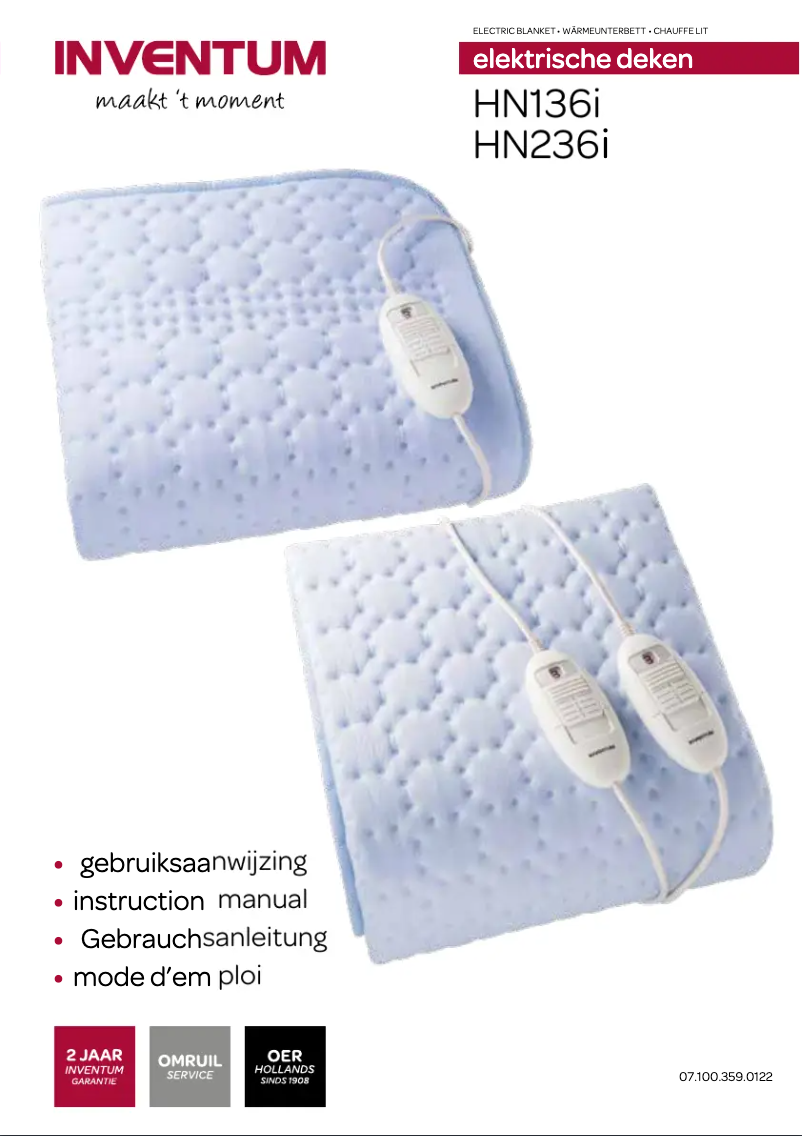 Image de la première page du manuel de l'appareil HN236i