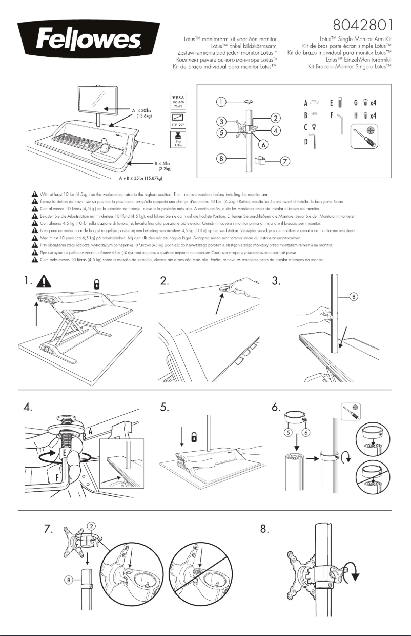 Image de la première page du manuel de l'appareil Lotus 8042901