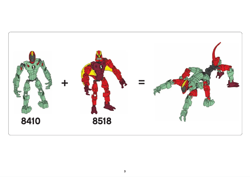 Page n°1 - Manuel utilisateur Lego Swampfire