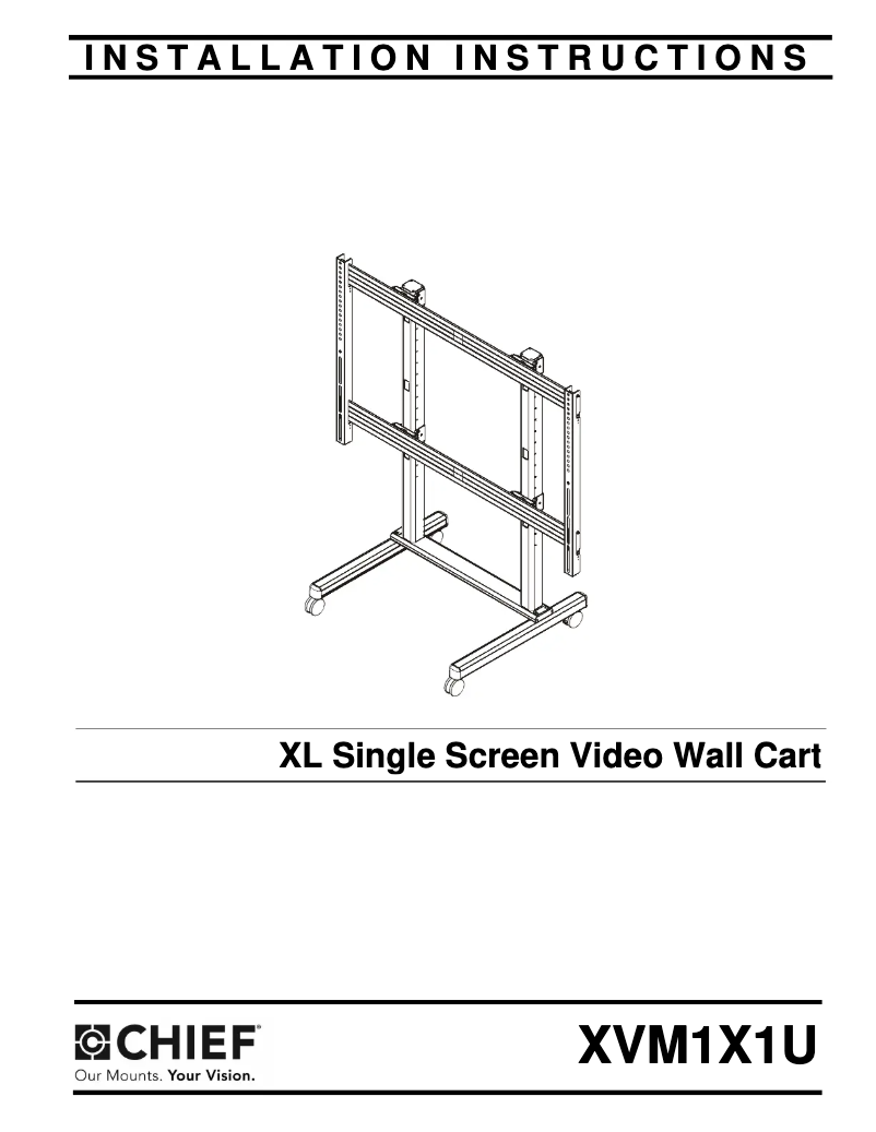 Image de la première page du manuel de l'appareil XVM1X1U