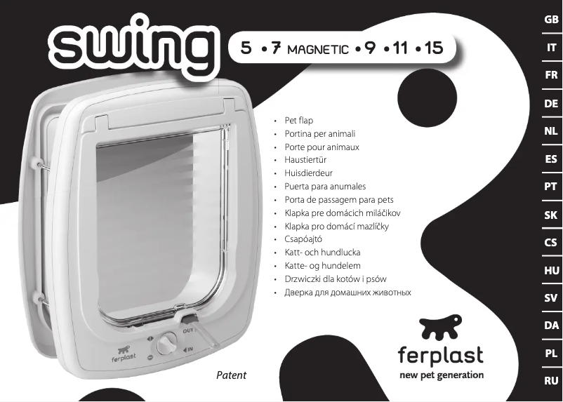 Page 1 de la notice Instructions / montage Ferplast Swing 9