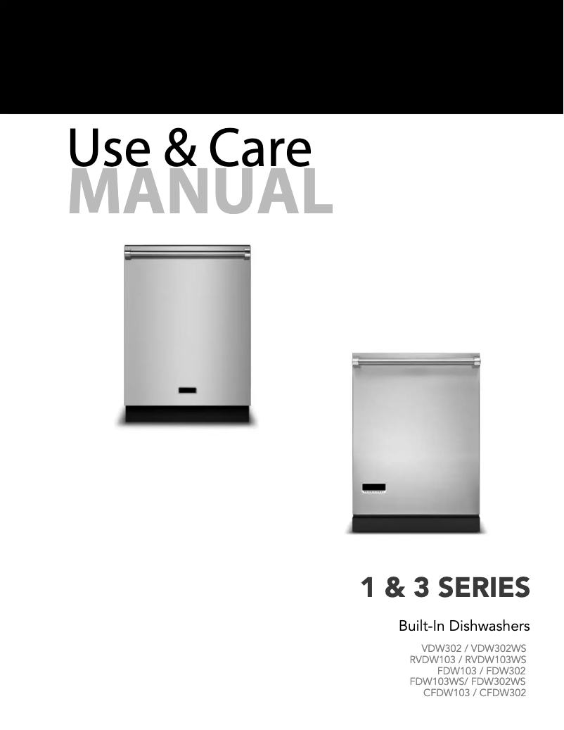 Page 1 of the manual Use and Maintenance Manual Viking VDW302