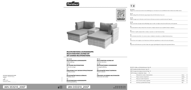 Página 1 del manual Manual de usuario Florabest IAN 353210