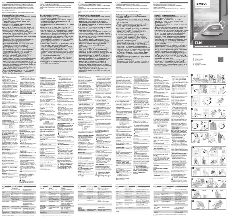 Page 1 de la notice Manuel utilisateur Siemens Slider S1 Power TB26300