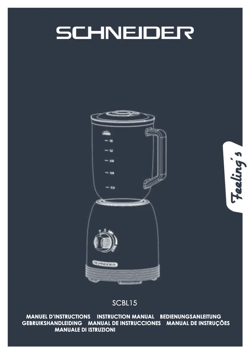 Page n°1 - Manuel utilisateur Schneider SCBL15