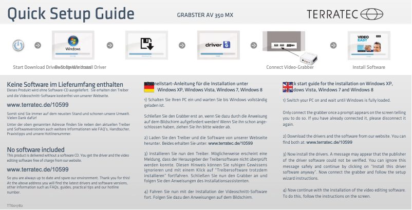Página 1 del manual Manual de usuario Terratec Grabster AV 350 MX