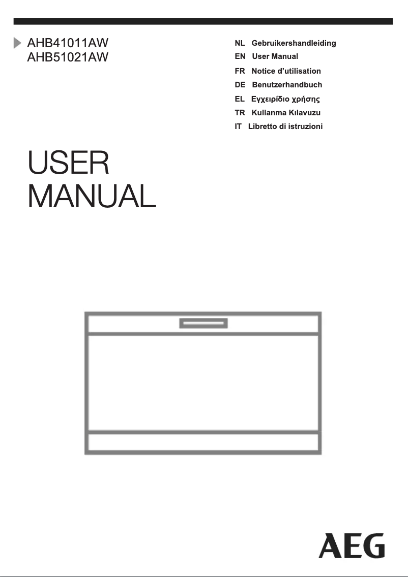 Página 1 del manual Manual de usuario AEG AHB41011AW
