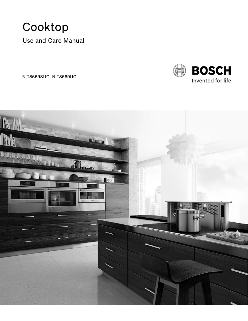 Page 1 of the manual Use and Maintenance Manual Bosch NIT8669UC