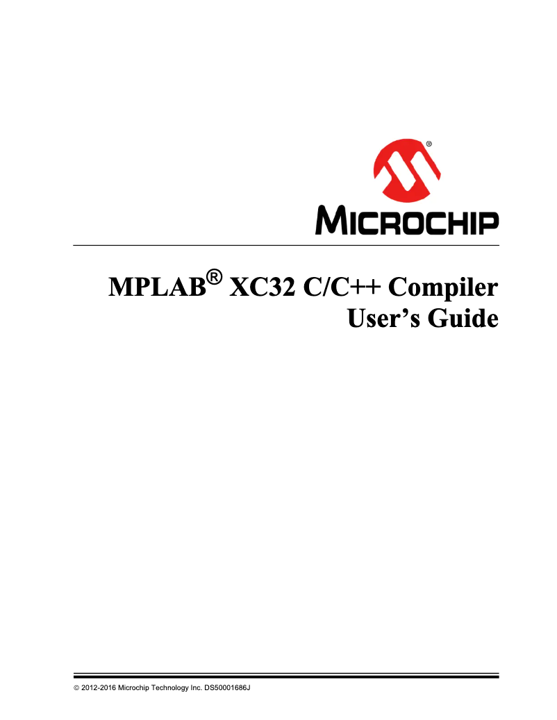 Page n°1 - Manuel utilisateur Microchip PIC32MX154F128B