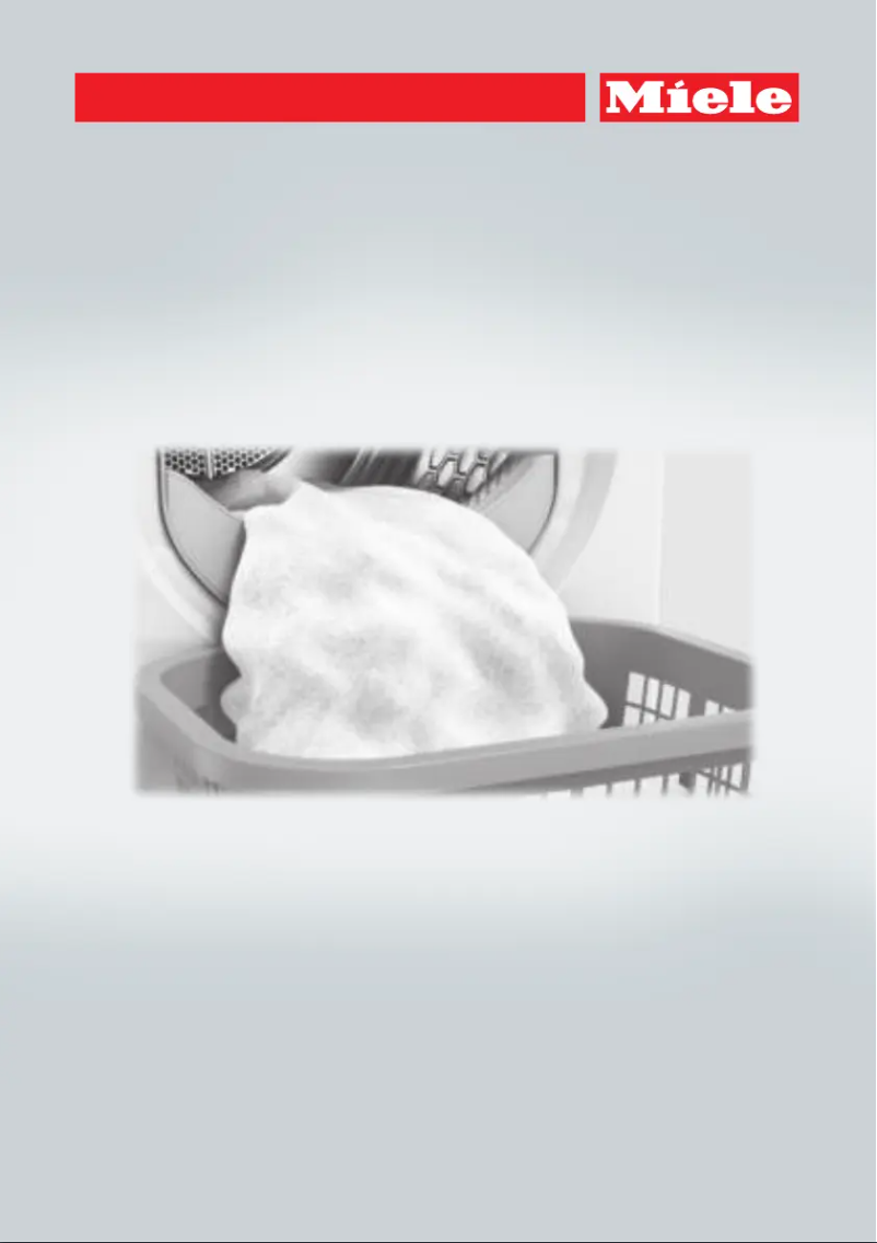Page 1 de la notice Manuel utilisateur Miele TDB220WP