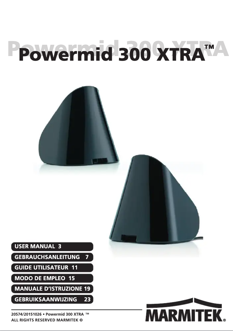 Image de la première page du manuel de l'appareil Powermid 300 XTRA