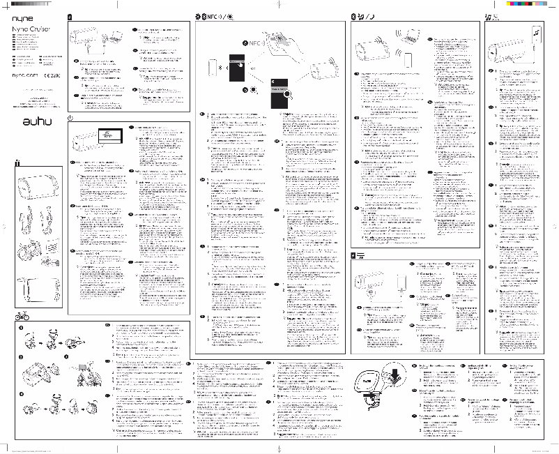 Page n°1 - Manuel utilisateur NYNE Cruiser