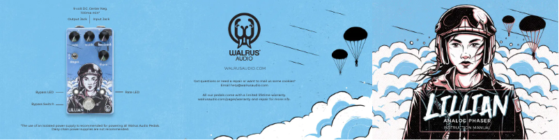 Page n°1 - Manuel utilisateur Walrus Audio Lillian
