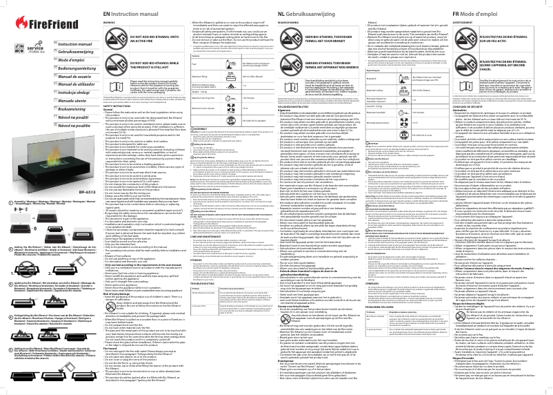 Page 1 de la notice Manuel utilisateur FireFriend DF-6513