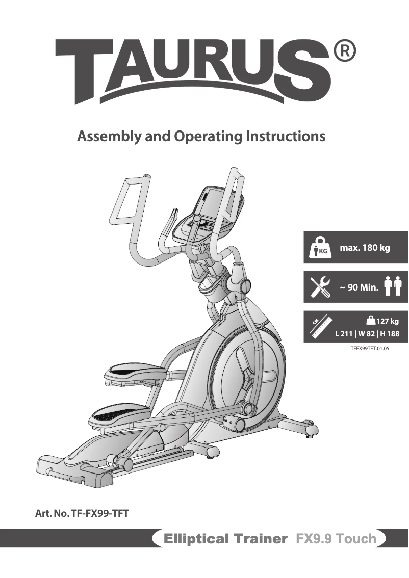 Page n°1 - Manuel utilisateur Taurus FX9.9 Touch