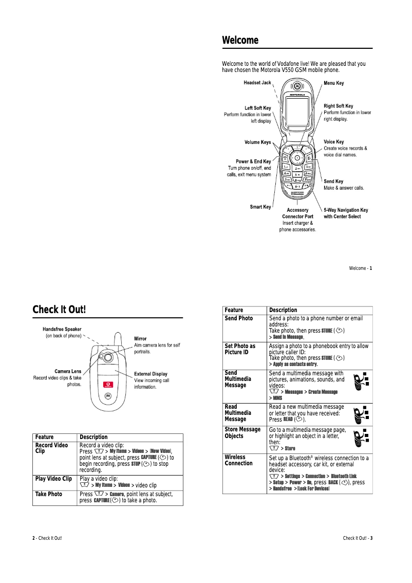 Page 1 de la notice Manuel utilisateur Aligator V550
