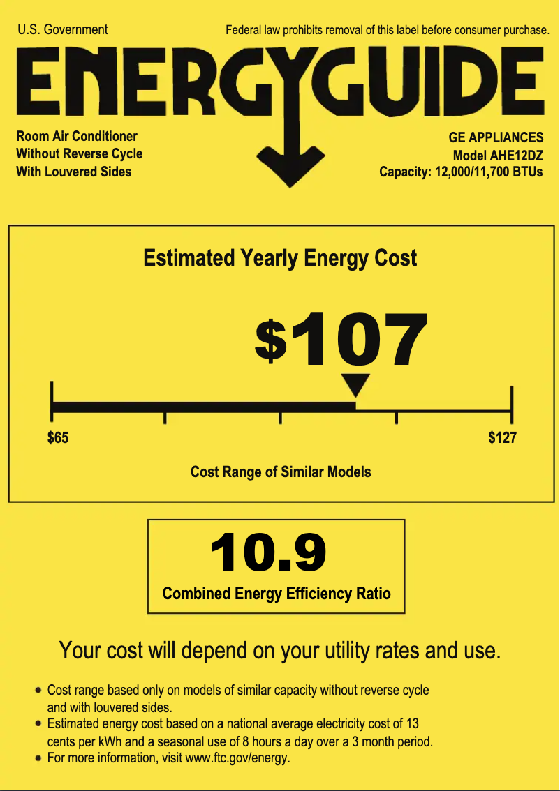 Image de la première page du manuel de l'appareil AHE12DZ