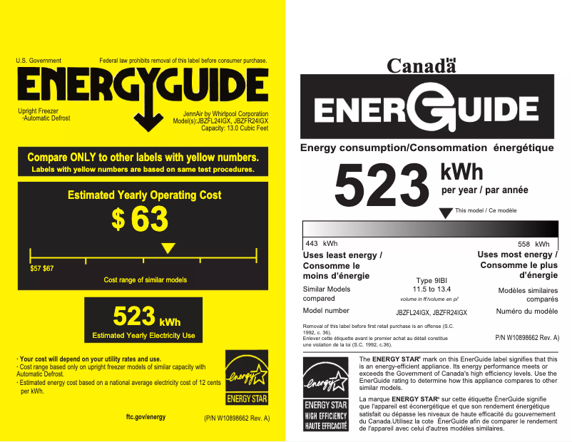 Image de la première page du manuel de l'appareil JBZFR24IGX