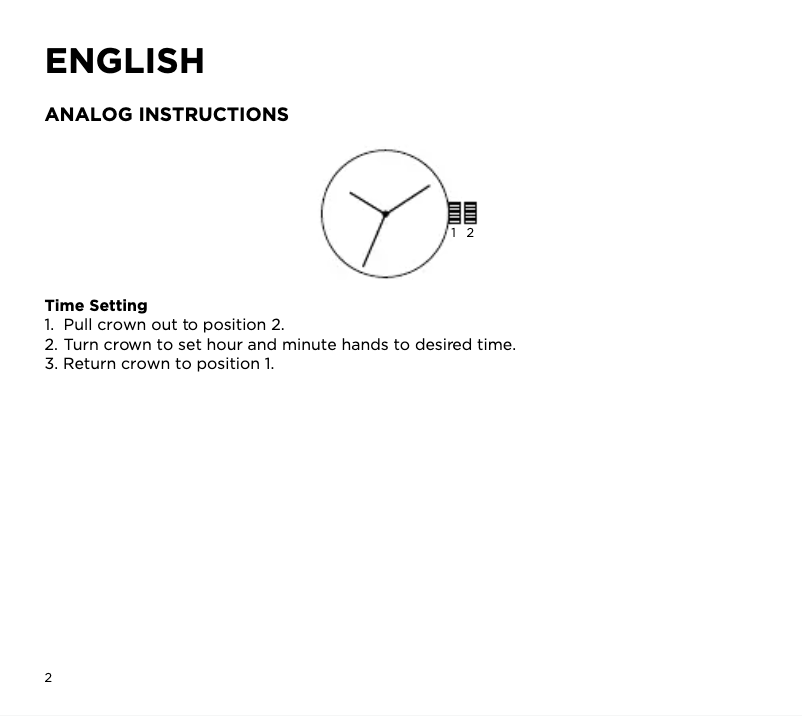 Page 1 de la notice Manuel utilisateur Armani Exchange AX5249