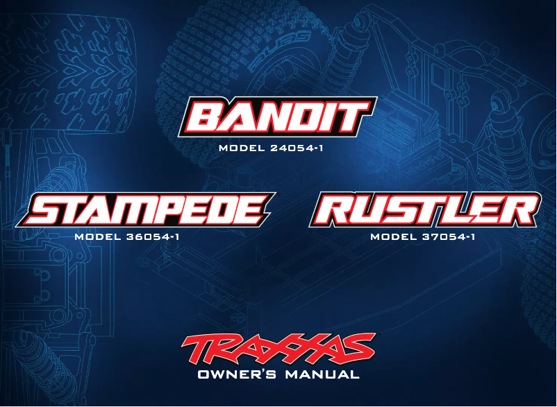 Page 1 de la notice Manuel utilisateur Traxxas Stampede