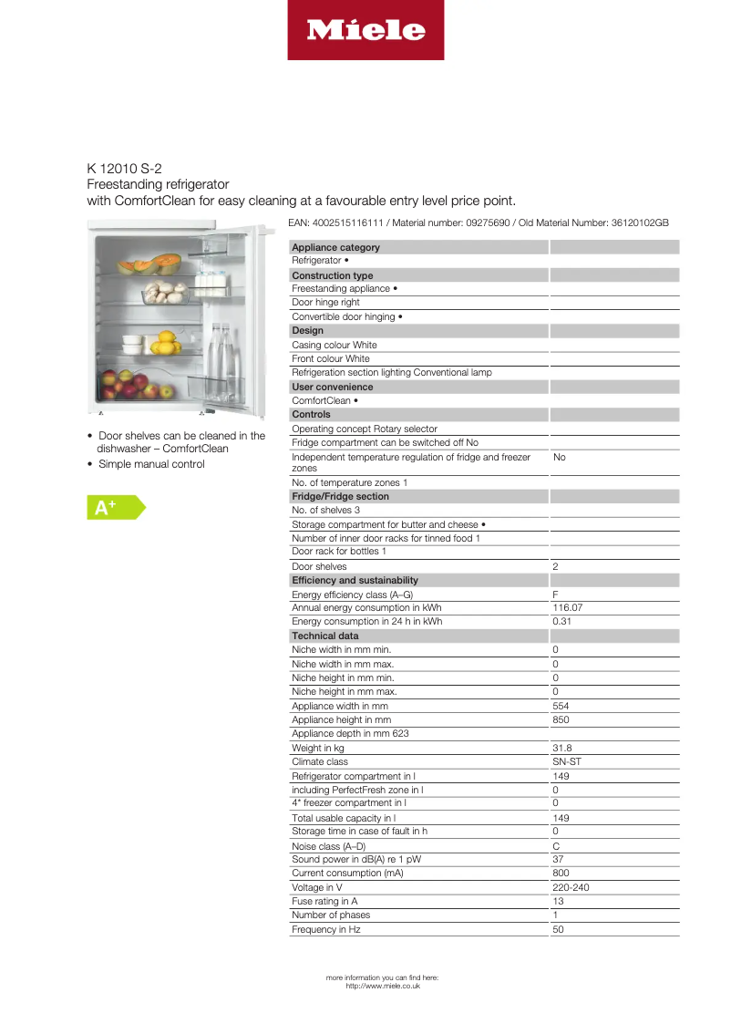 Image de la première page du manuel de l'appareil K12010 S-2