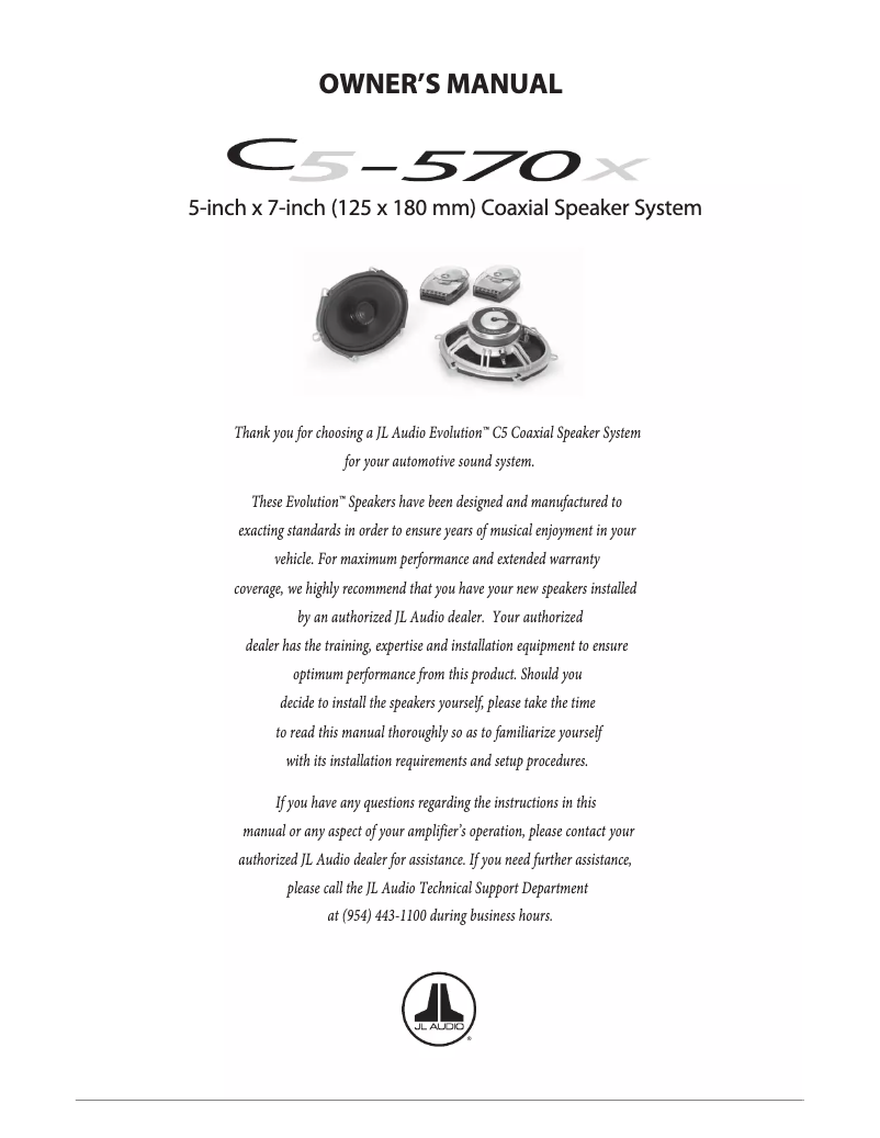 Imagen de la primera página del manual del dispositivo C5-570x