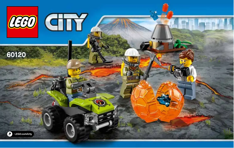 Page 1 de la notice Manuel utilisateur Lego City 60120