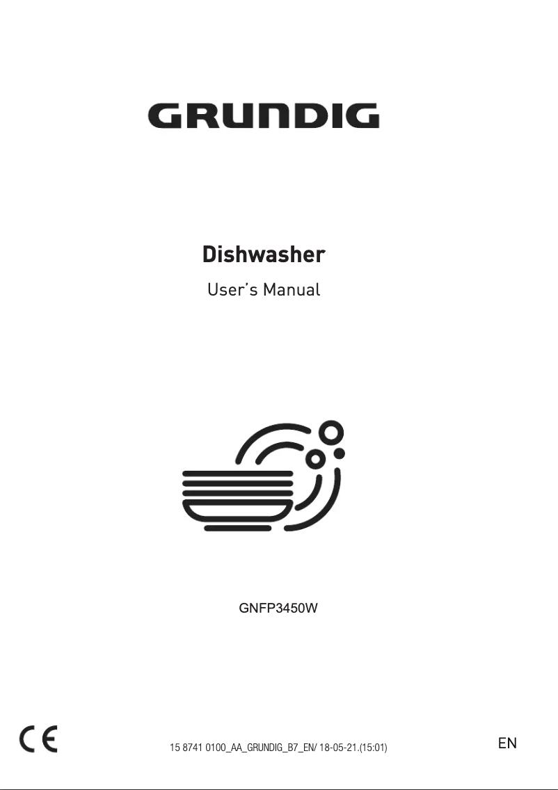 Imagen de la primera página del manual del dispositivo GNFP3450W