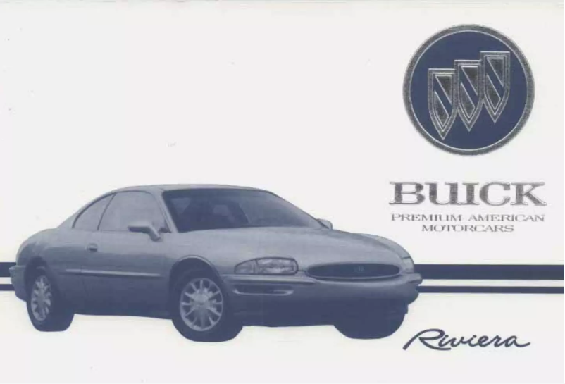 Page n°1 - Manuel utilisateur Buick Riviera (1995)