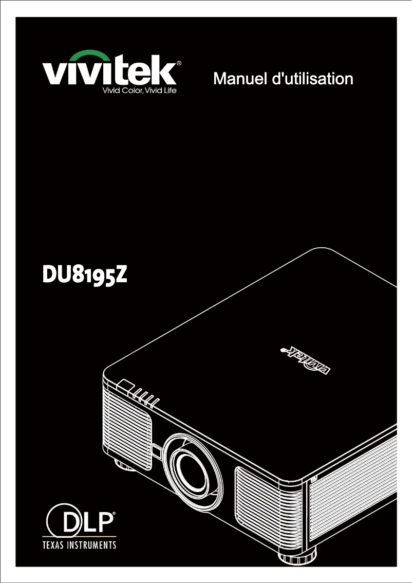Image de la première page du manuel de l'appareil DU8195Z