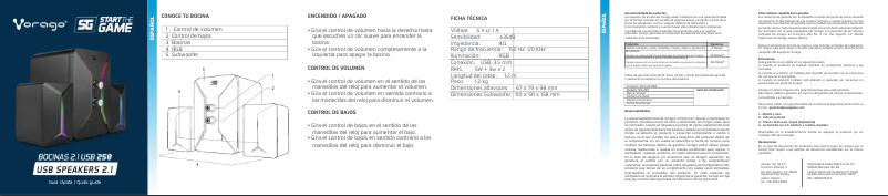 Image de la première page du manuel de l'appareil SPK-250