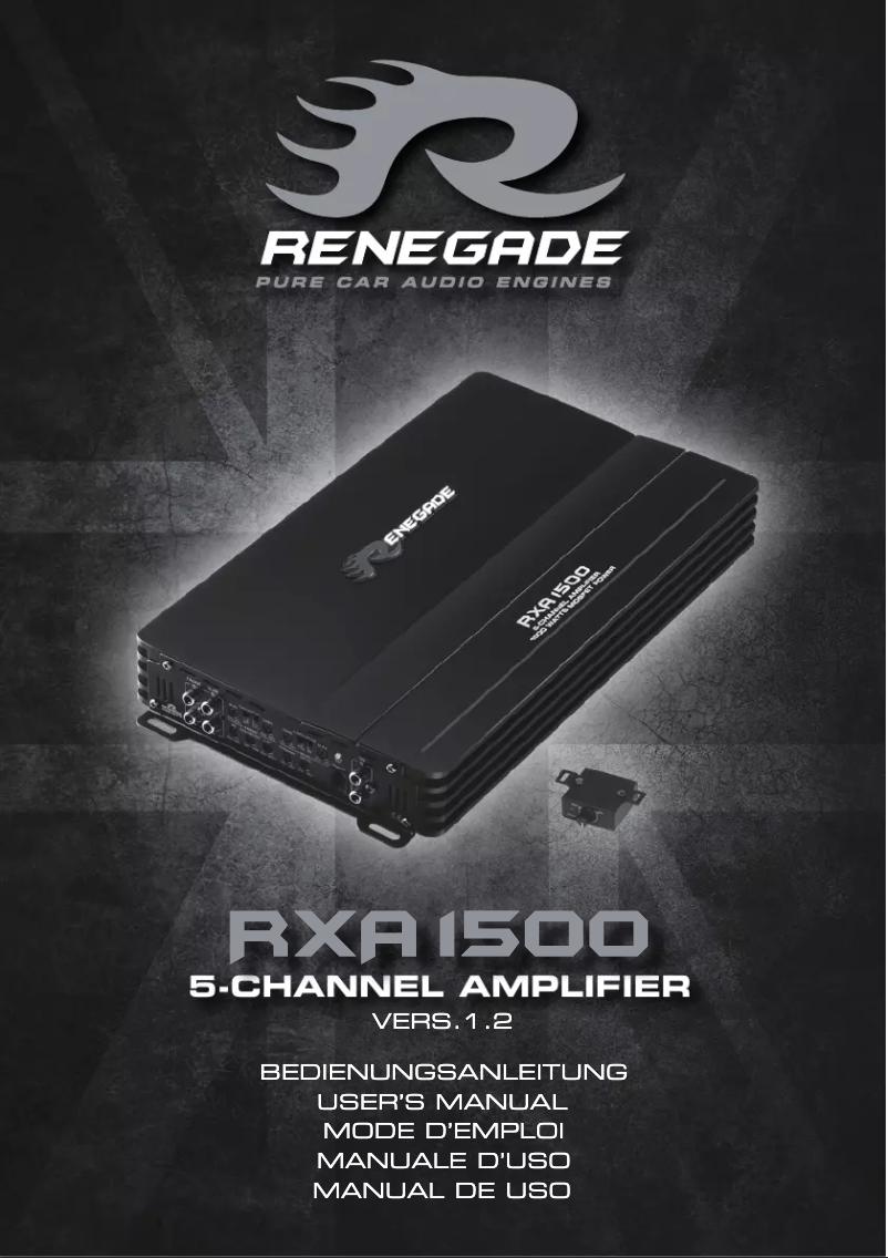 Page n°1 - Manuel utilisateur Renegade RXA1500