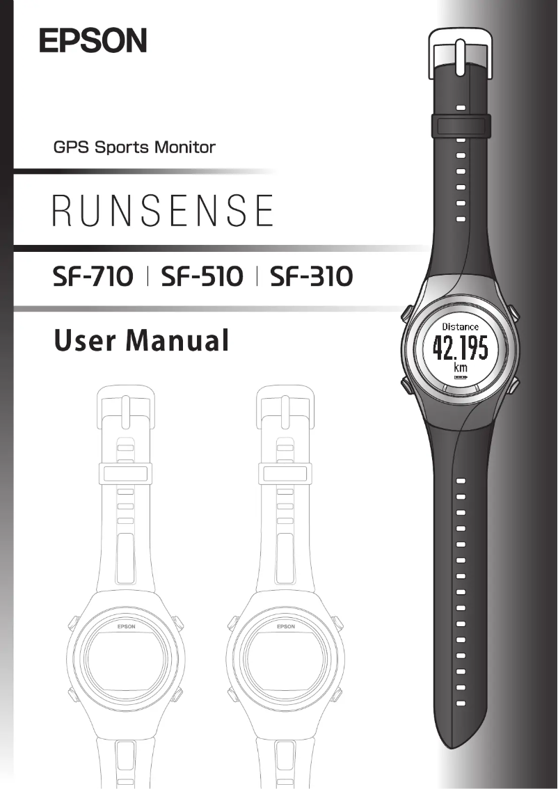 Imagen de la primera página del manual del dispositivo Runsense SF-510F