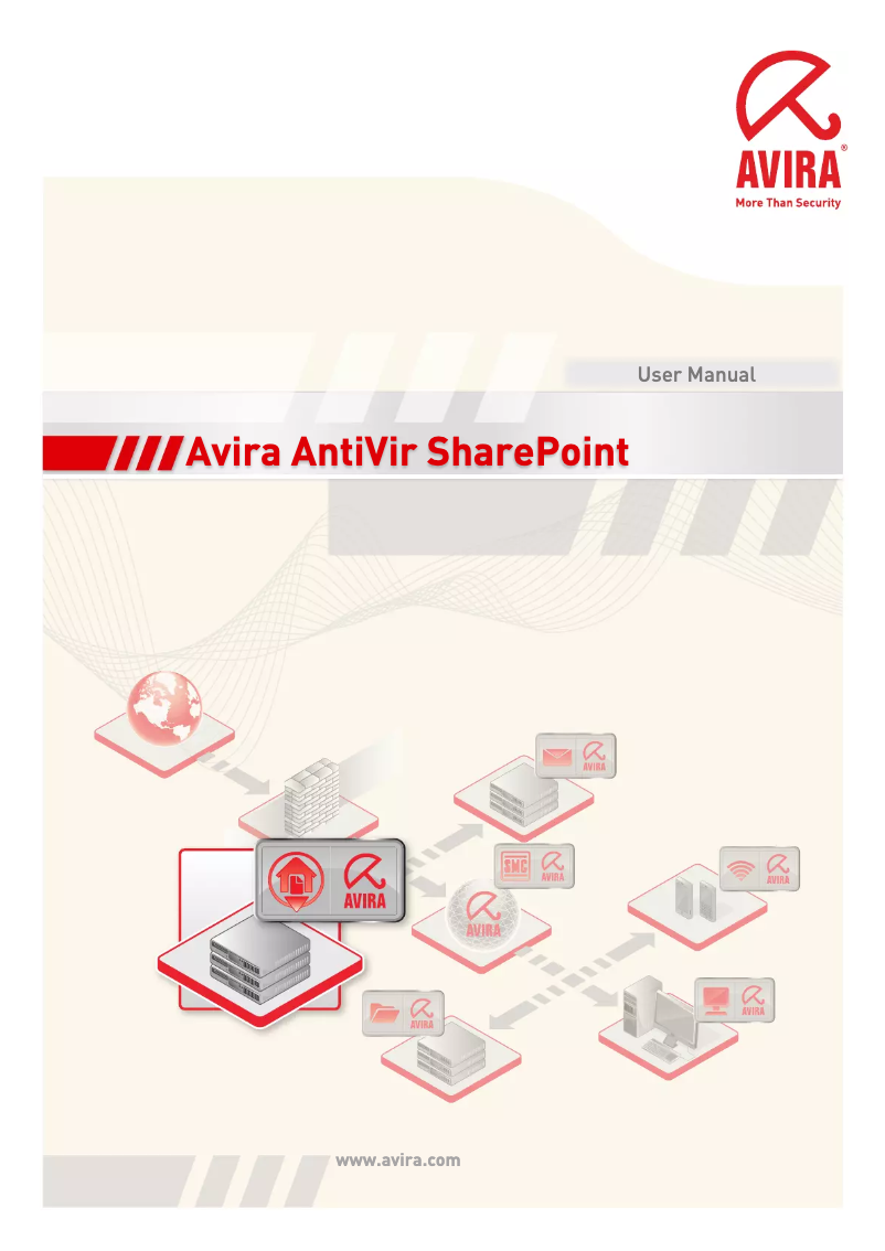 Page 1 de la notice Manuel utilisateur Avira AntiVir Sharepoint