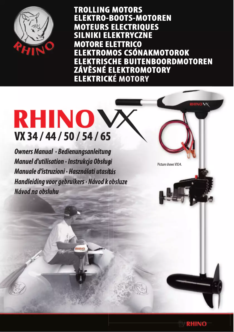 Page n°1 - Manuel utilisateur Rhino VX 34