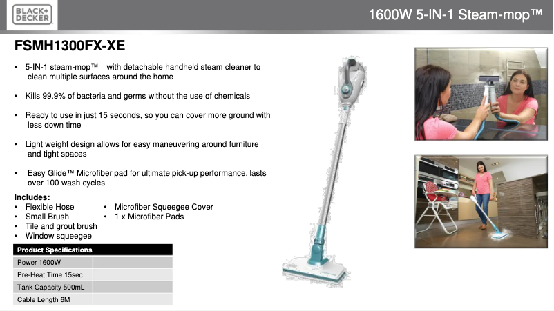 Image de la première page du manuel de l'appareil FSMH1300FX