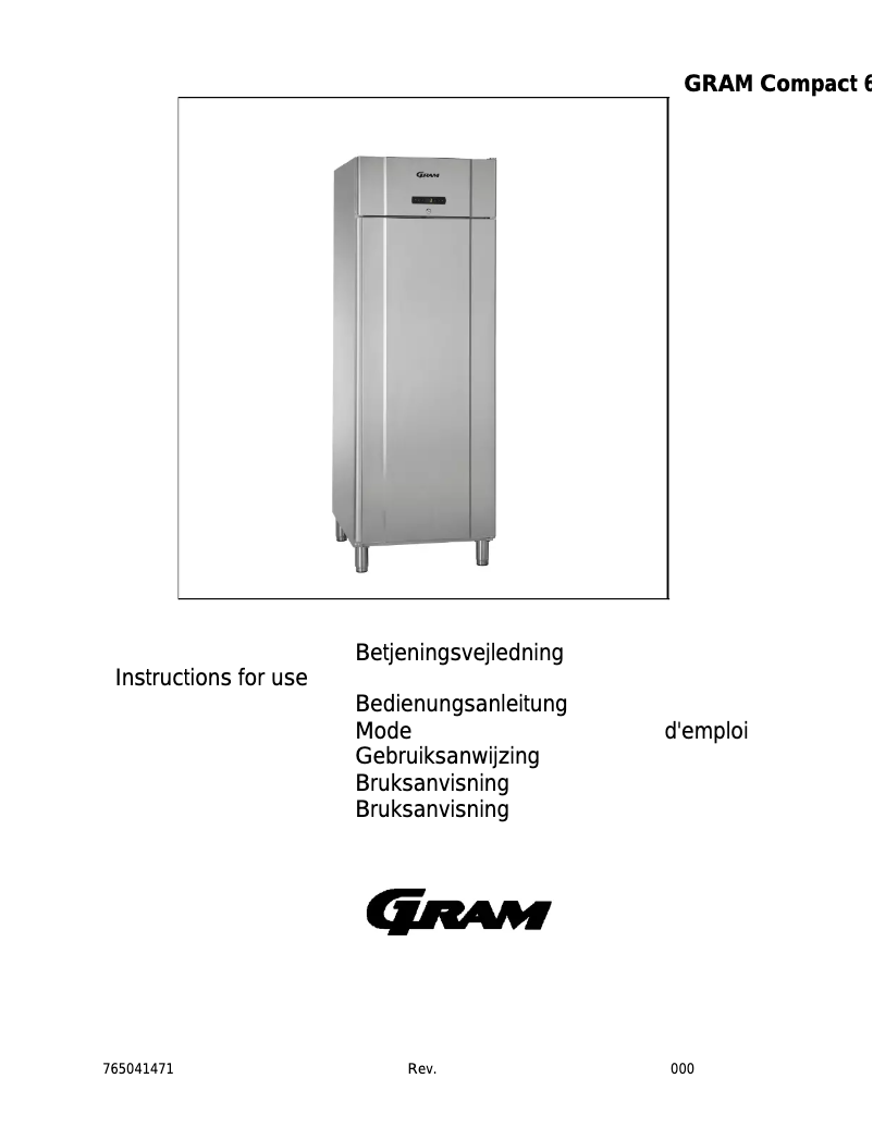 Page n°1 - Manuel utilisateur Gram Twin